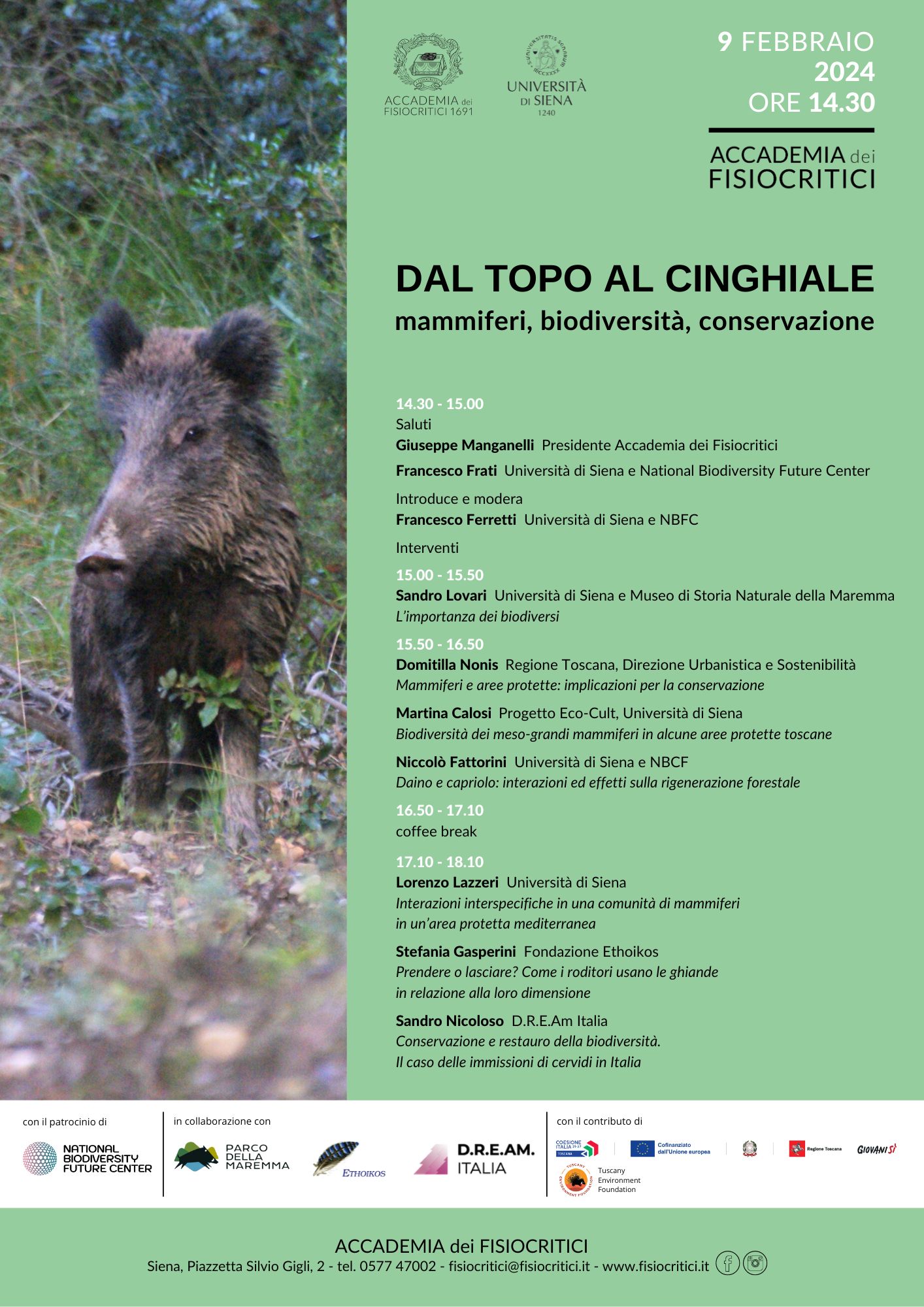 2024.02.09 Dal topo al cinghiale