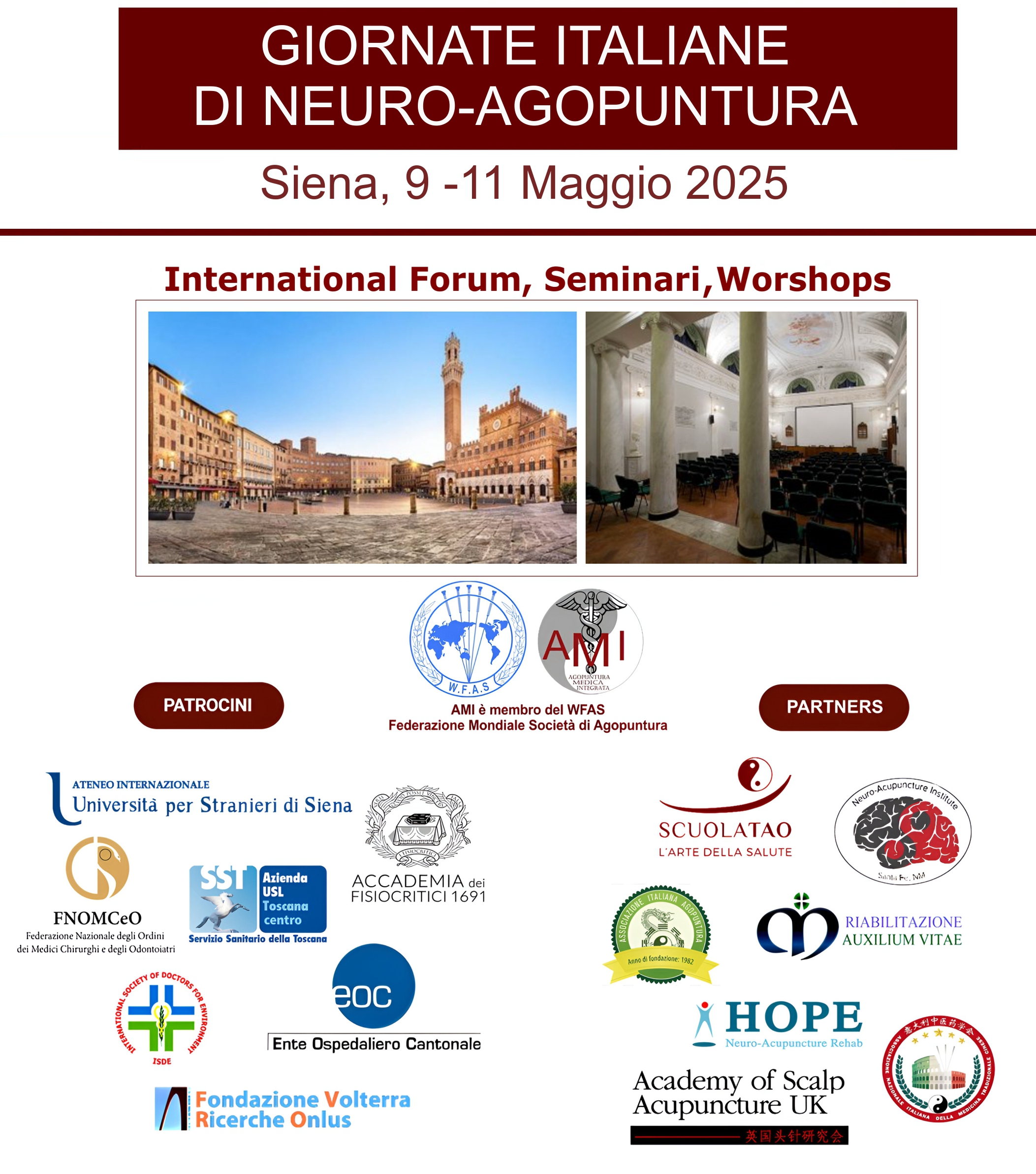 Patrocini Giornate Neuro agopuntura